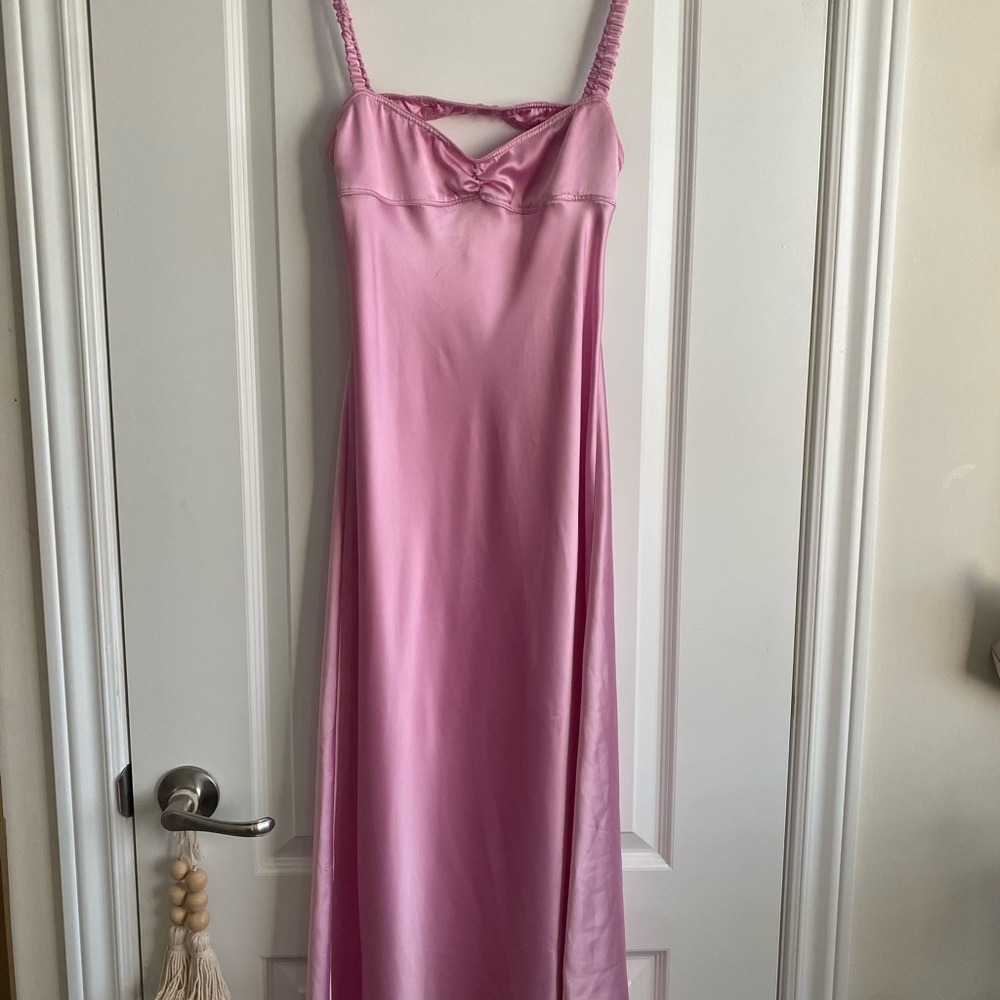 Zara Pink Maxi Dress - Picture 2 of 6